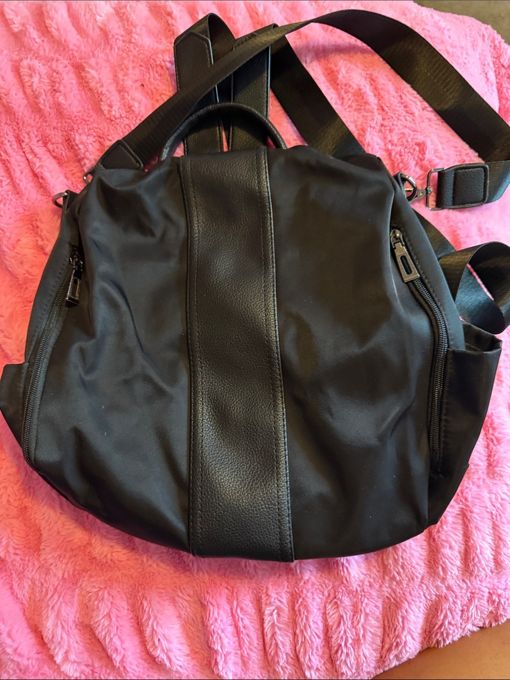 Black Convertible Sling Backpack - Modern Everyday Carry